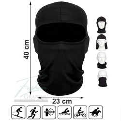 Sottocasco balaclava passamontagna teschio skull scheletro ghost in microfibra per casco moto, auto, scooter sport