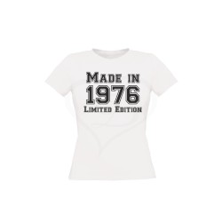 T-shirt donna MADE IN ANNO PERSONALIZZABILE LIMITED EDITION