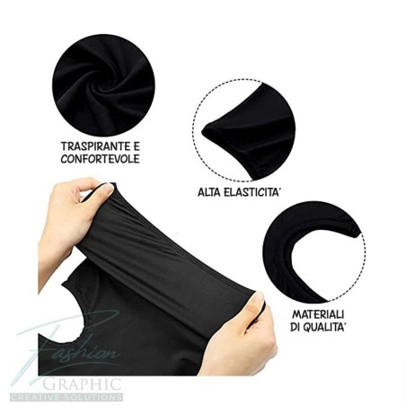 Sottocasco balaclava passamontagna teschio skull scheletro ghost in microfibra per casco moto, auto, scooter sport