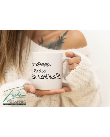Tazza mug alimentare calamita attraggo solo casi umani