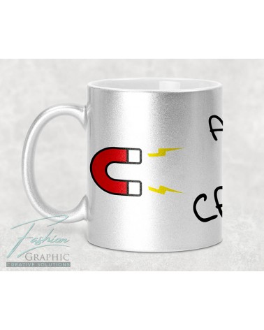 Tazza mug alimentare calamita attraggo solo casi umani