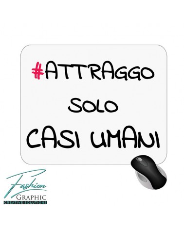 Tappetino mouse mousepad attraggo solo casi umani per pc e notebook