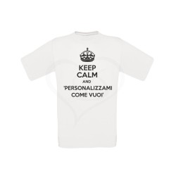 T-shirt uomo KEEP CALM AND personalizzabile