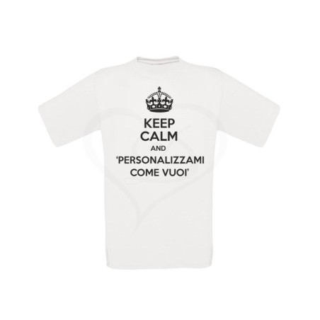T-shirt uomo KEEP CALM AND personalizzabile