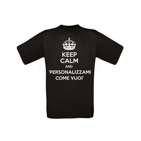 T-shirt uomo KEEP CALM AND personalizzabile
