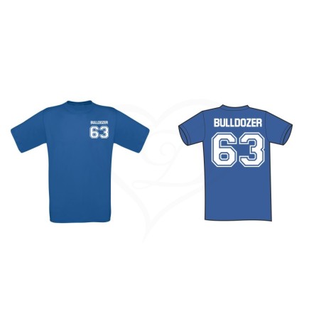 T-shirt uomo 63 BULLDOZER personalizzabile
