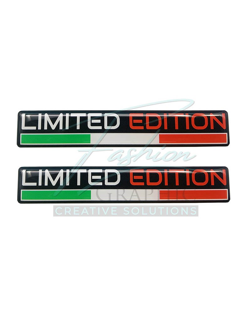 Adesivi stickers Limited edition resinati edizione limitata decalcomania tuning auto moto