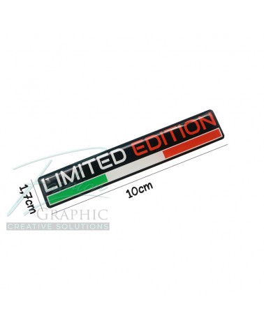 Adesivi stickers Limited edition resinati edizione limitata italia 3D tuning auto moto  ebike