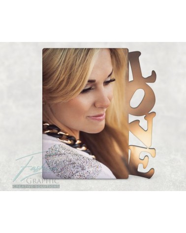 foto cornice quadro portafoto love amore personalizzata con foto
