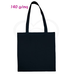 Borsa shopper cotone manico lungo