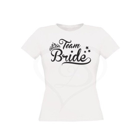 T-shirt team bride sposa addio nubilato