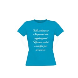 T-shirt donna TRAGUARDI E SACRIFICI
