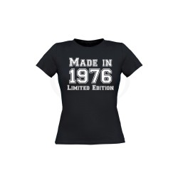 T-shirt donna MADE IN ANNO PERSONALIZZABILE LIMITED EDITION