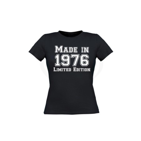 T-shirt donna MADE IN ANNO PERSONALIZZABILE LIMITED EDITION