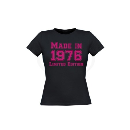 T-shirt donna MADE IN ANNO PERSONALIZZABILE LIMITED EDITION