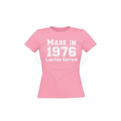 T-shirt donna MADE IN ANNO PERSONALIZZABILE LIMITED EDITION