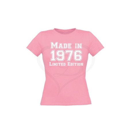T-shirt donna MADE IN ANNO PERSONALIZZABILE LIMITED EDITION