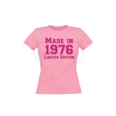 T-shirt donna MADE IN ANNO PERSONALIZZABILE LIMITED EDITION