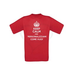 T-shirt uomo KEEP CALM AND personalizzabile