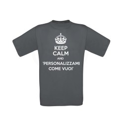 T-shirt uomo KEEP CALM AND personalizzabile