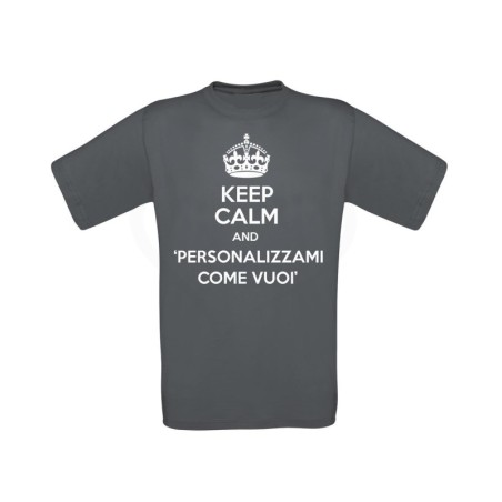 T-shirt uomo KEEP CALM AND personalizzabile