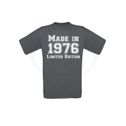 T-shirt uomo MADE IN ANNO PERSONALIZZABILE LIMITED EDITION