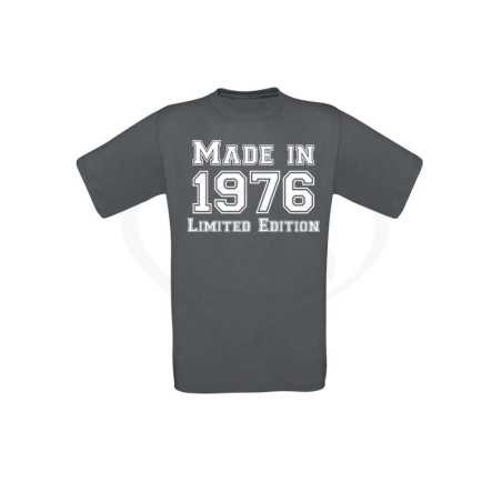 T-shirt uomo MADE IN ANNO PERSONALIZZABILE LIMITED EDITION