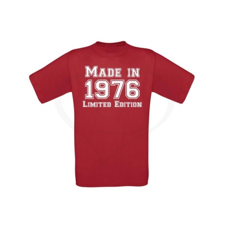 T-shirt uomo MADE IN ANNO PERSONALIZZABILE LIMITED EDITION