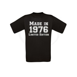 T-shirt uomo MADE IN ANNO PERSONALIZZABILE LIMITED EDITION