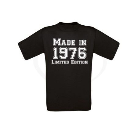 T-shirt uomo MADE IN ANNO PERSONALIZZABILE LIMITED EDITION