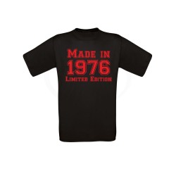 T-shirt uomo MADE IN ANNO PERSONALIZZABILE LIMITED EDITION