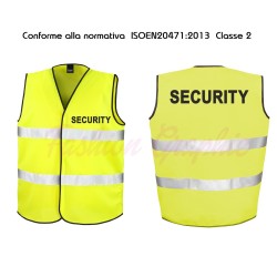 Gilet Alta Visibilità modello due fasce a norma di legge
