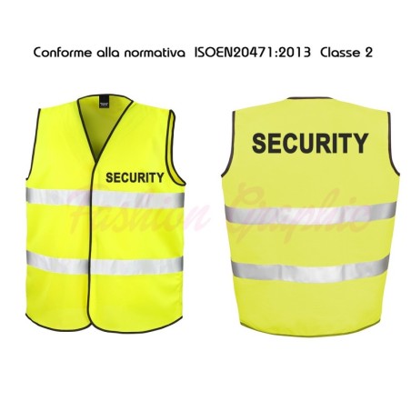 Gilet Alta Visibilità modello due fasce a norma di legge
