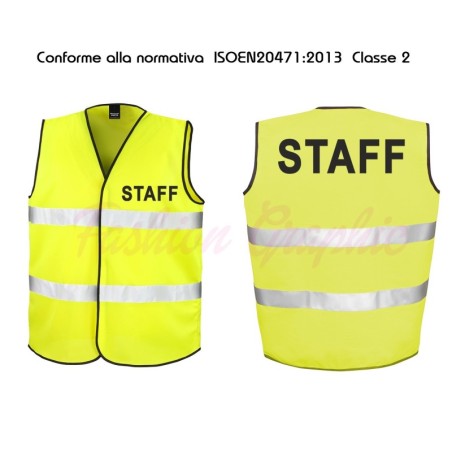 Gilet Alta Visibilità modello due fasce a norma di legge