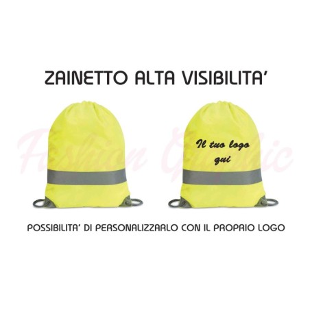Zaino zainetto Alta Visibilità