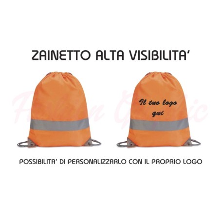 Zaino zainetto Alta Visibilità