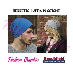 Berretto cuffia in doppio tessuto cotone