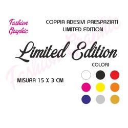 Coppia di adesivi Limited Edition tuning