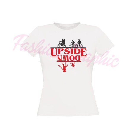 T-shirt stranger things upside down netflix donna