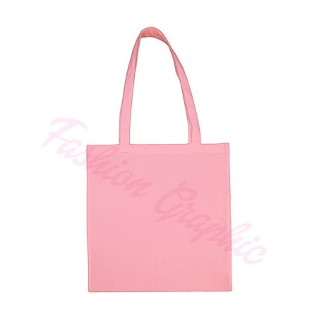 Borsa shopper cotone manico lungo