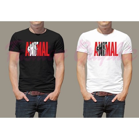 T-shirt Animal palestra bodybuilding fitness workout arnold