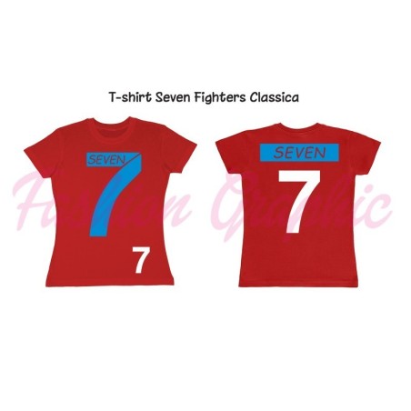 T-shirt donna Seven Fighters Mila Shiro Pallavolo