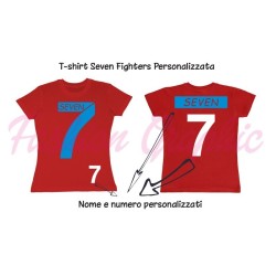 T-shirt donna Seven Fighters Mila Shiro Pallavolo