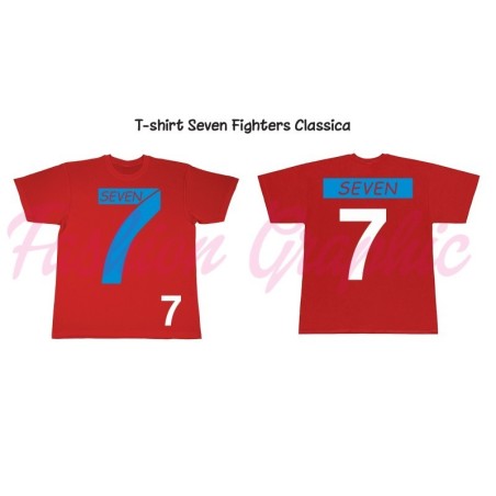 T-shirt uomo Seven Fighters Mila Shiro Pallavolo