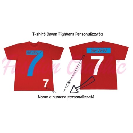T-shirt uomo Seven Fighters Mila Shiro Pallavolo