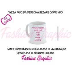 TAZZA MUG PERSONALIZZATA CON FOTO, LOGHI O TESTI CON SCATOLA