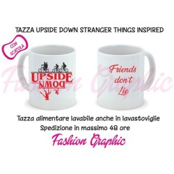 TAZZA MUG UPSIDE DOWN STRANGER THING INSPIRED SERIE TV
