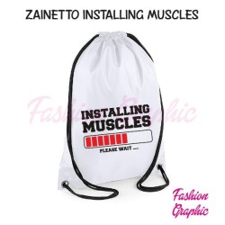 Zaino borsa sacca installing muscles palestra sport fitness
