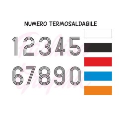 Numeri termosaldabili modello RIGATI H10cm maglie calcio, rugby, sport