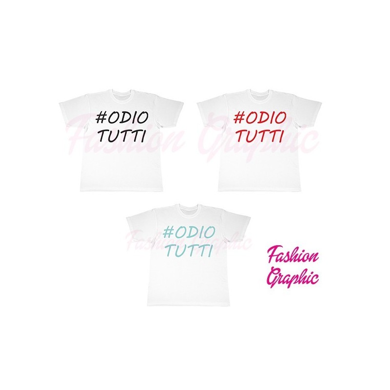 T-shirt uomo ODIO TUTTI